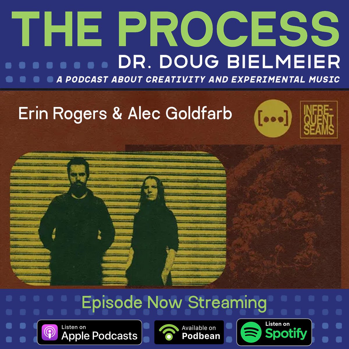 This episode features Erin Rogers and Alec Goldfarb. We listen to excerpts from their new album “Earth’s Precisions”from @infrequent_seams on <a href="/bandcamp/">bandcamp</a>

podcasts.apple.com/us/podcast/pro…