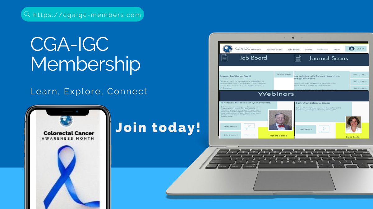 CGA-IGC (@cgaigc) on Twitter photo 📢Consider joining as a member!
We offer a members only portal with:
➡️high-yield webinars on demand
➡️membership directory
➡️monthly journal scans
& more
#HereditaryGICancer
#GIFellow #OncologyFellow #ColorectalSurgeryFellow
<a href="/christinedrogan/">Christine Drogan</a> 📢Consider joining as a member!
We offer a members only portal with:
➡️high-yield webinars on demand
➡️membership directory
➡️monthly journal scans
& more
#HereditaryGICancer
#GIFellow #OncologyFellow #ColorectalSurgeryFellow
<a href="/christinedrogan/">Christine Drogan</a>