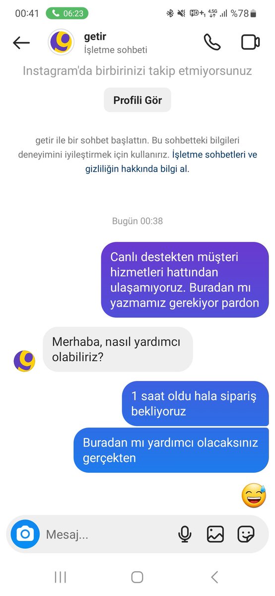 HalelifM's tweet photo. @getir https://t.co/5zfQyAp7Qe