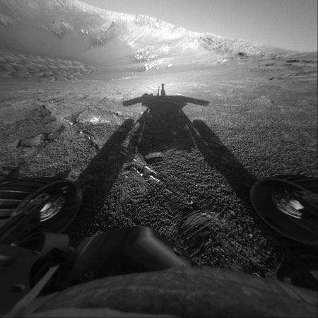 20 years ago today, Mars Exploration Rover Opportunity lifted off to begin one of the most enduring—and endearing—missions to date. Its exploration of the Red Planet spanned 15 years, and helped lead the way for today’s rovers and tomorrow’s astronauts. #ThanksOppy