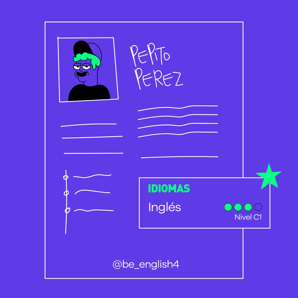 ¡Destaca entre los demás postulantes! 💼

El inglés te ayudará a:
✅ Abrir puertas a oportunidades globales.
✅Ganar habilidades para comunicarte con clientes internacionales.
✅ Acceder a recursos y conocimientos en constante evolución.

#inglesonline #inglesavanzado