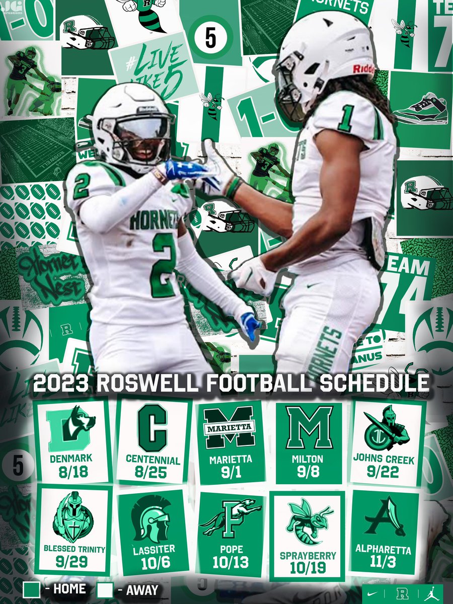 2023 Roswell Football Schedule Release! #weR