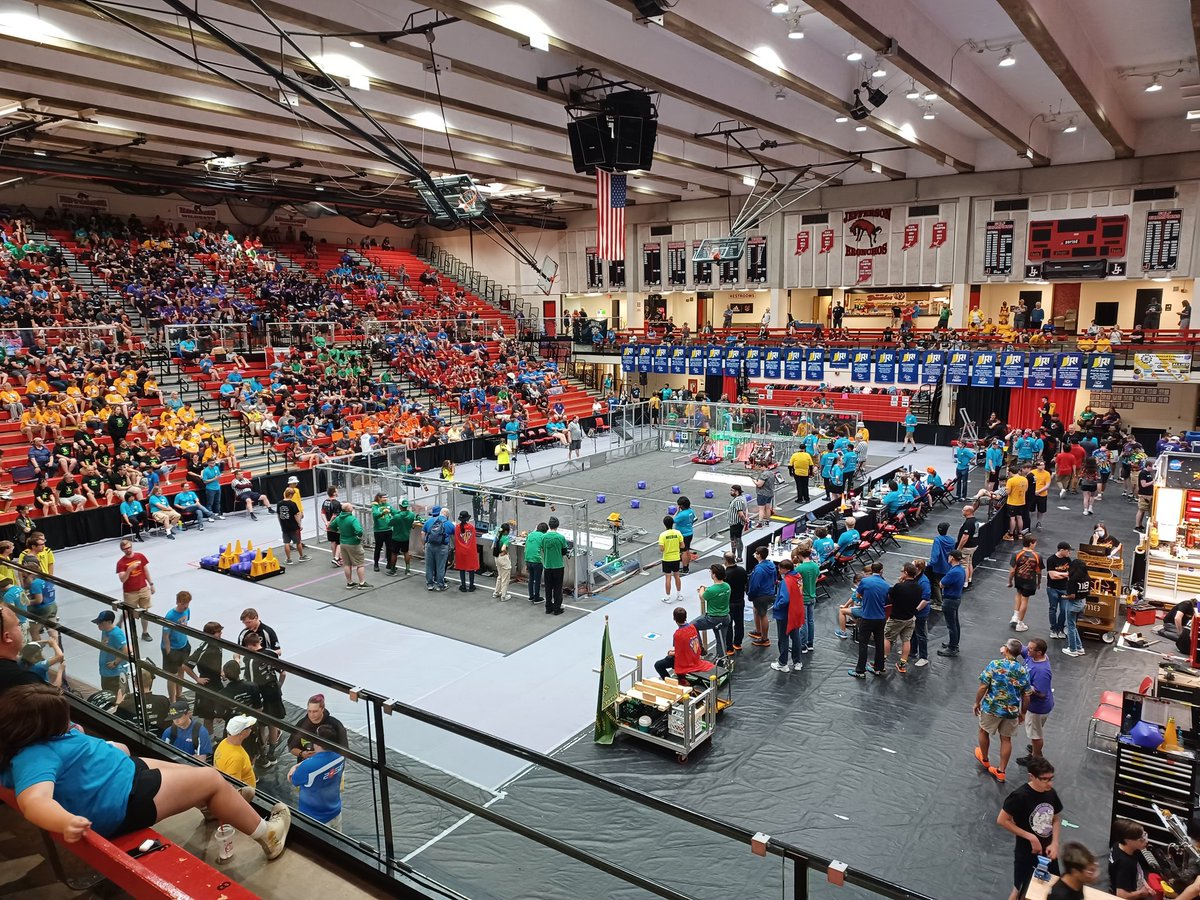 BronchoRobotics's tweet image. Day 1 of 2 for competing against some of the best robotics teams in the world at @IRIcomp! @LSClafayette graciously offered Jeff HS to host 69 teams from all over the US and Canada, Mexico, and Israel! Learning from and competing against the best! #STEM #highcharacter