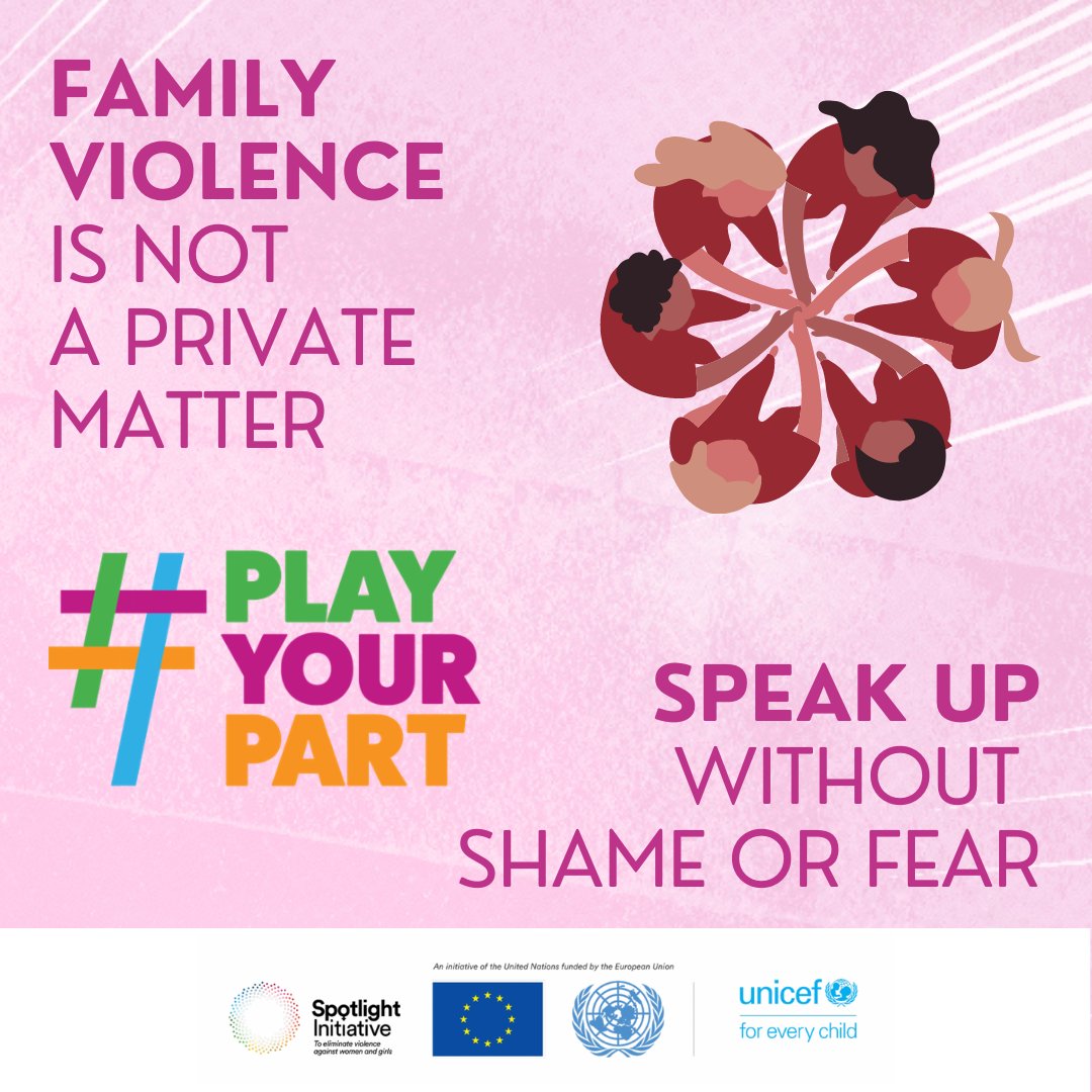 It is crucial to discuss #FamilyViolence openly. There is power in numbers. The more people who speak up, the easier it is to do so without shame or fear of repercussions. #PlayYourPart

#SpotlightEndViolence