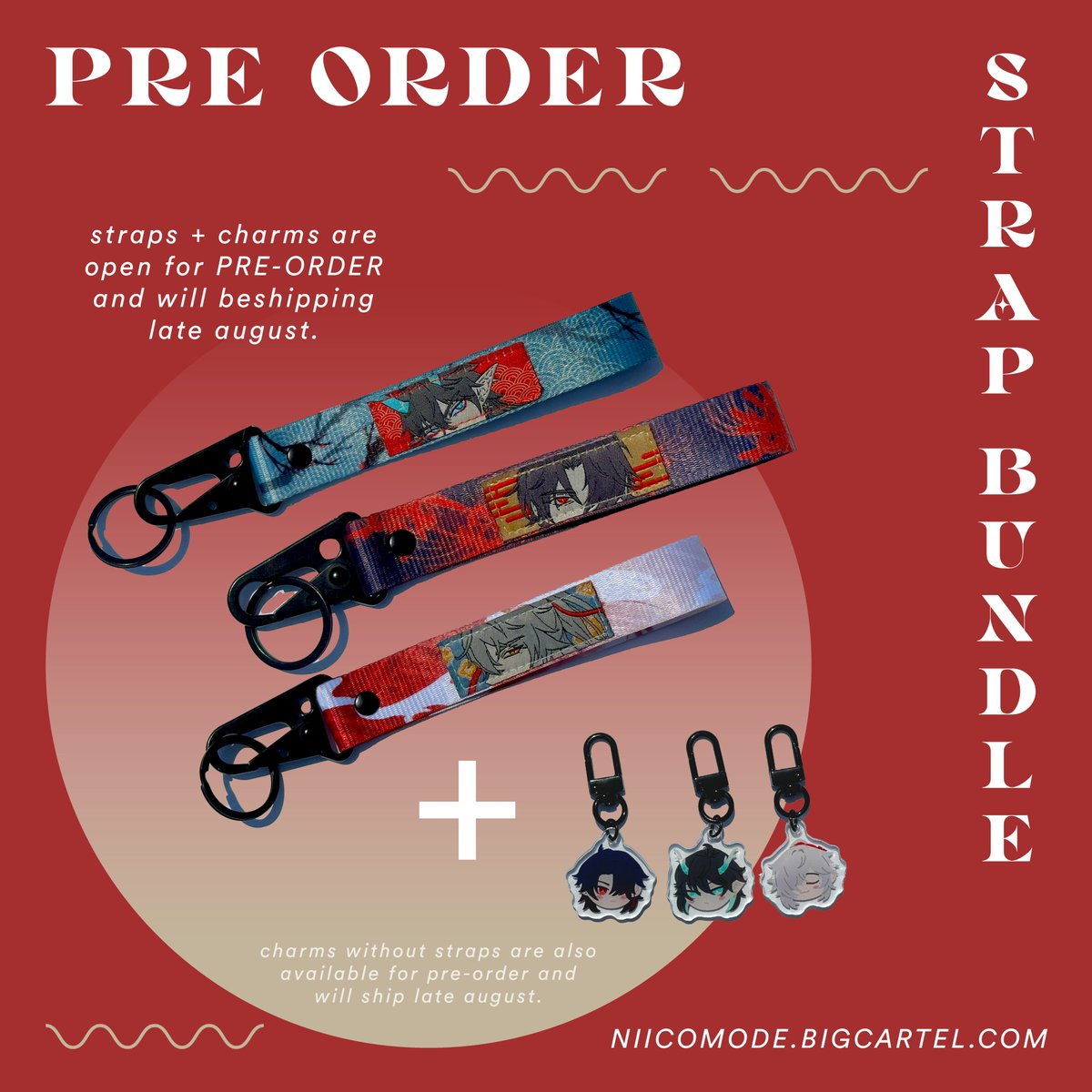 niicomode's tweet photo. HSR Key Straps are up on my shop ✨

https://t.co/9fkcrkjeqJ https://t.co/OzYjgYrCUY