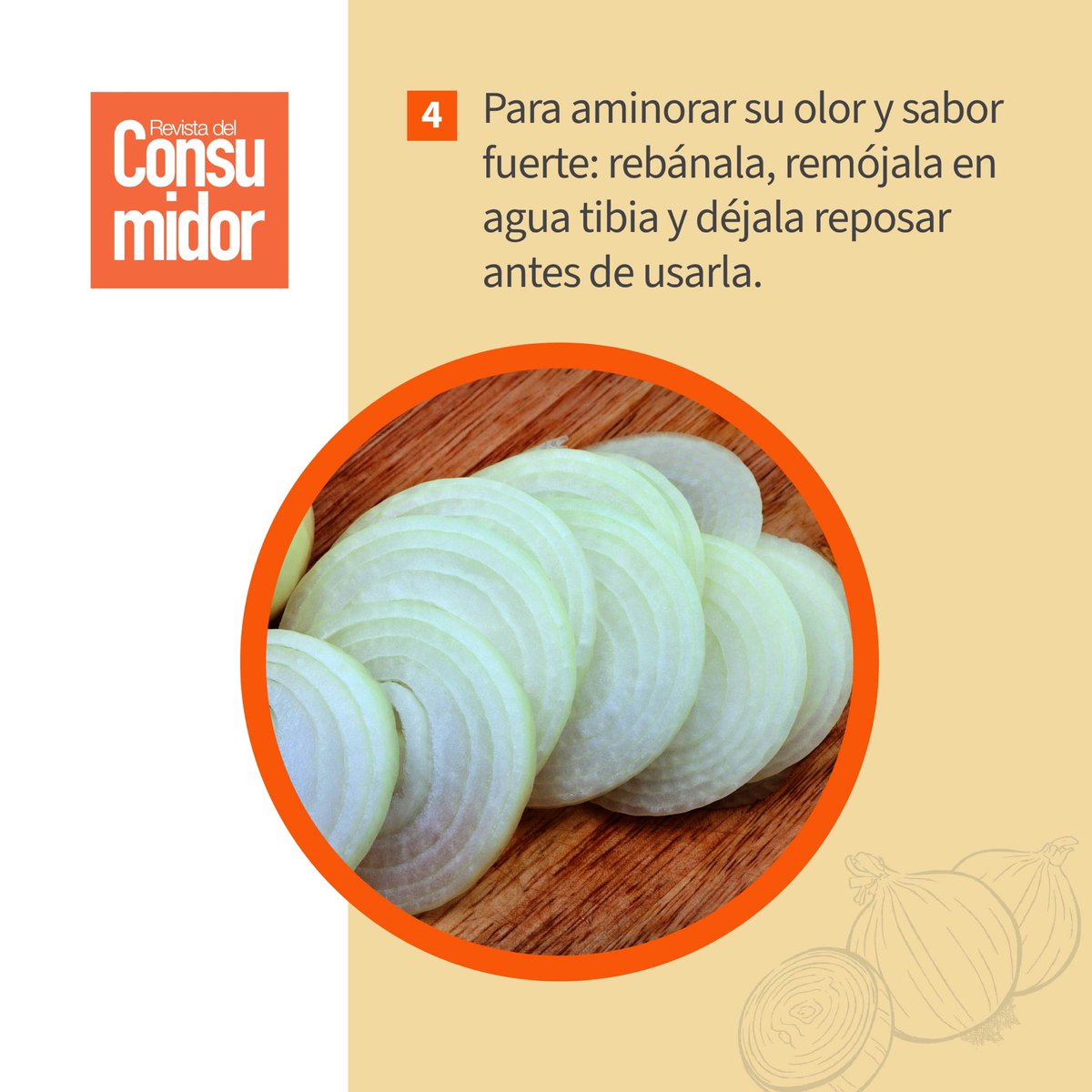 Profeco's tweet photo. 🧅La #Cebolla es la reina de las verduras por su versatilidad culinaria, intenso sabor, sus cualidades terapéuticas y propiedades antisépticas.
🛒Sigue nuestros #TipsProfeco para comprarla y conservarla. https://t.co/tfBmSbFHNa
