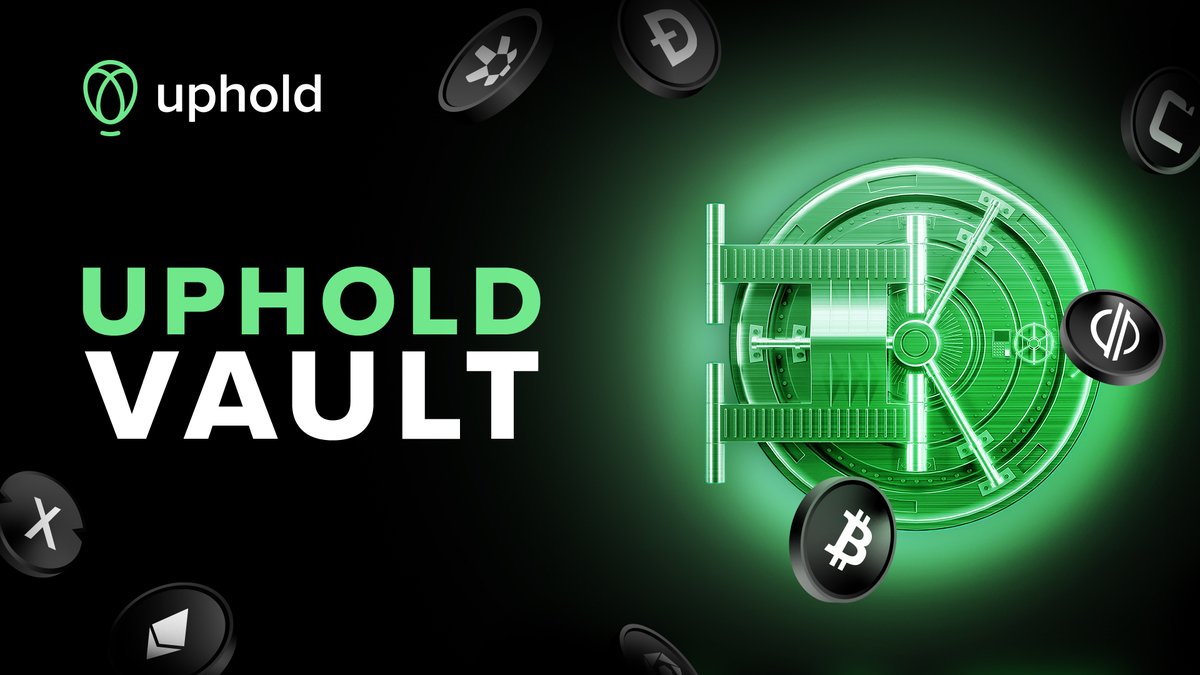Coming soon: Uphold Vault 🔒

Uphold Vault is a state-of-the-art assisted custody solution, built to keep your assets secure &amp; protect against private key loss.

With Vault, Uphold implements a multi-sig framework, in which Uphold holds one key &amp; you hold the remaining two. Two