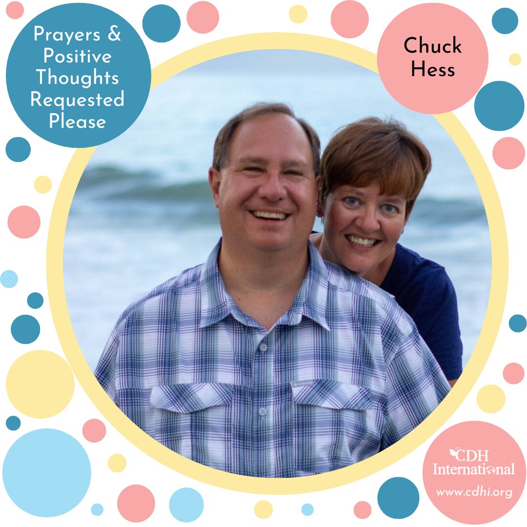 cdhintl's tweet photo. Positive thoughts and prayers requested, please, for CDH Dad, Chuck, who had surgery today to remove a large mass from his brain.
#prayerrequest #cdh #congenitaldiaphragmatichernia #cdhdad #cdhawareness #positivethoughts https://t.co/eGGMdlKVLY