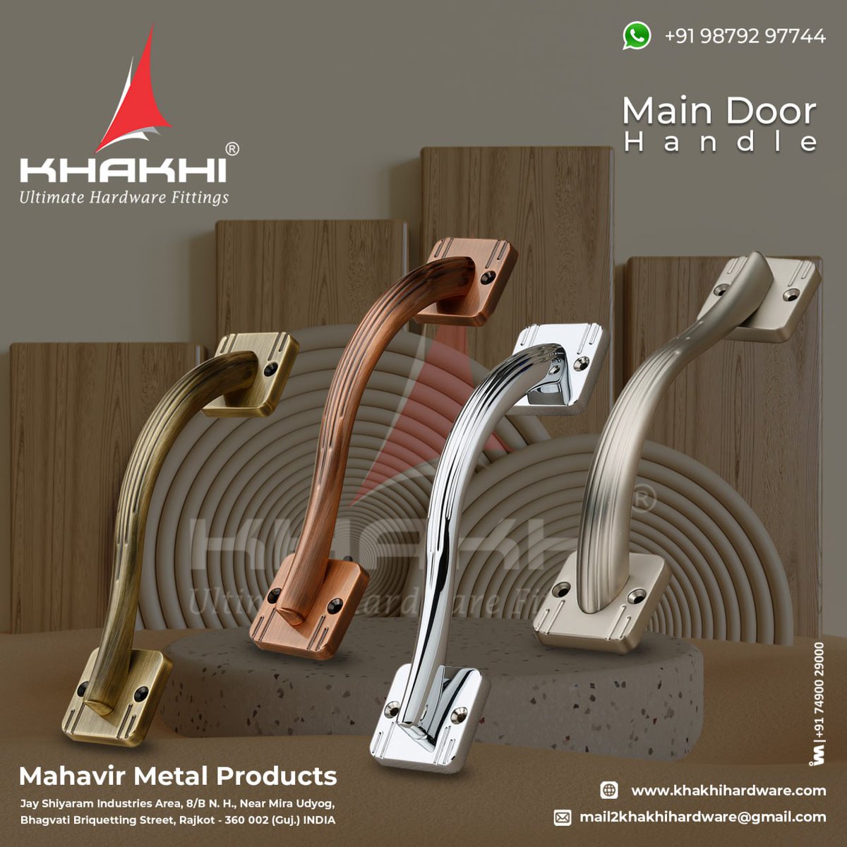 ibais_hardware's tweet photo. Mahavir Metal Products - Rajkot
For enquiry via WhatsApp click:
https://t.co/5a5rEFlq61
Mr. Atul Vachhani - 98792 97744
#maindoorhandle #handles #keyhole #lockhardware #doorlock #dooraccessories #kadi #keyholedesign #doorhandle #handleinterior #interiordesign
.
@IBAISMEDIA https://t.co/nXS674Fjls