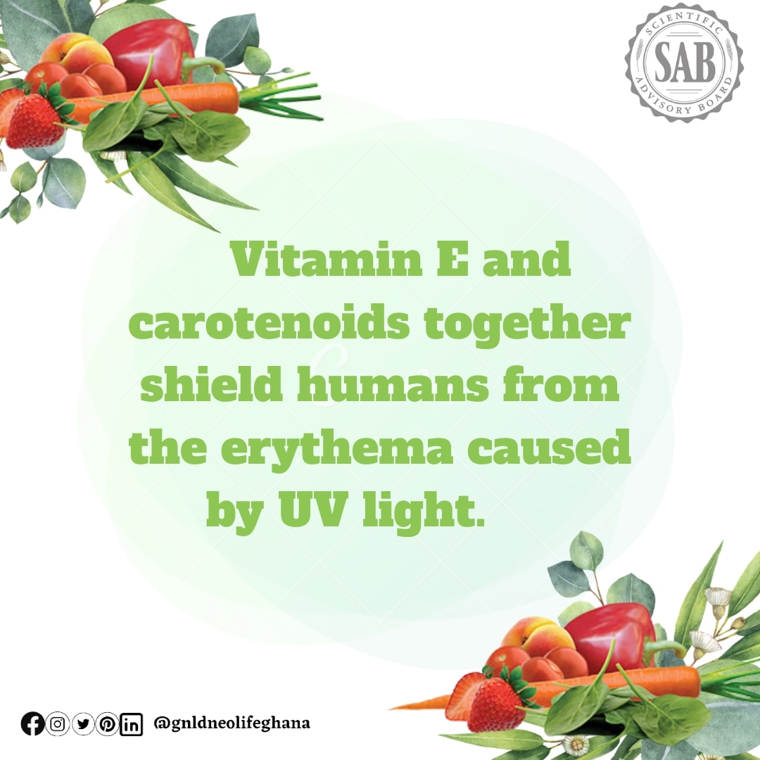 GNLD NeoLife Ghana on Twitter "Vitamin E and carotenoids together