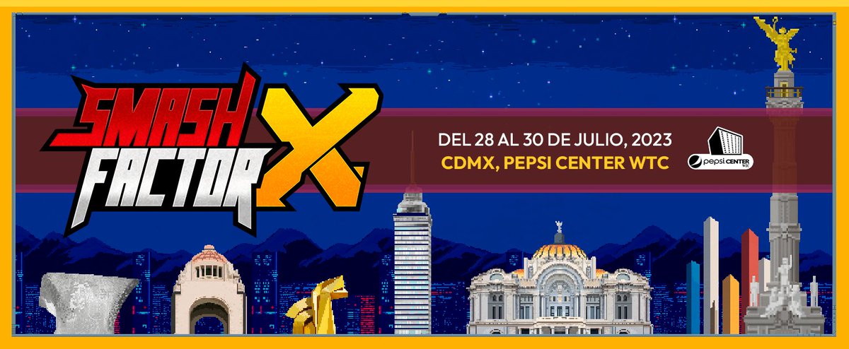 BlancaLechuza's tweet photo. De este próximo 28 al 30 de julio, vive la #SmashFactorX: #FactorGamingExperience 2023 la #Expo-#TorneoDeVideojuegos más grande de Latinoamérica.

Adquiere tus boletos:
https://t.co/VgKOOvpW1e 🎟🎟⬅⬅

🔥@SmashFactorMx🔥
#Videojuegos #Streamers #Conferencias #Difusión https://t.co/wP3D7F0LYN