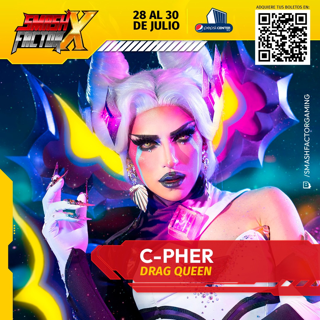 BlancaLechuza's tweet photo. ¡LA HOUSE OF C-PHER PRESENTE!... 🔥

Una de las más icónicas casa de #Drag, se hará presente en la #SmashFactorX: #FactorGamingExperience

Adquiere tus boletos: https://t.co/VgKOOvpW1e 🎟️

#TorneoDeVideojuegos @SmashFactorMx
#HouseOfCPher #DragQueen #Cosplay #Difusión https://t.co/QHzDaTFmGM