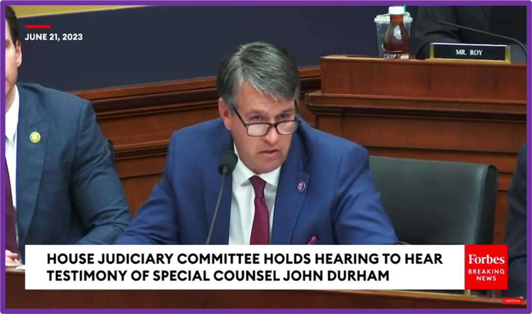 John Durham Asked Point Blank If The FBI Relied On Information about Trump From Political Opponents
2023 07.04

Forbes Breaking News
At a House Judiciary Committee hearing before the Congressional recess, #RepBarryMoore (R-AL) questioned #SpecialCounsel #JohnDurham about his