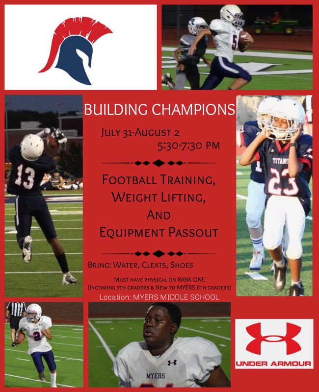 CoachShawD's tweet photo. It’s almost that time!
@SonsOfMyers #Myers #ShoreSide #BuildingChampions #LilRyan #DLT https://t.co/rnpoPxDQ8S