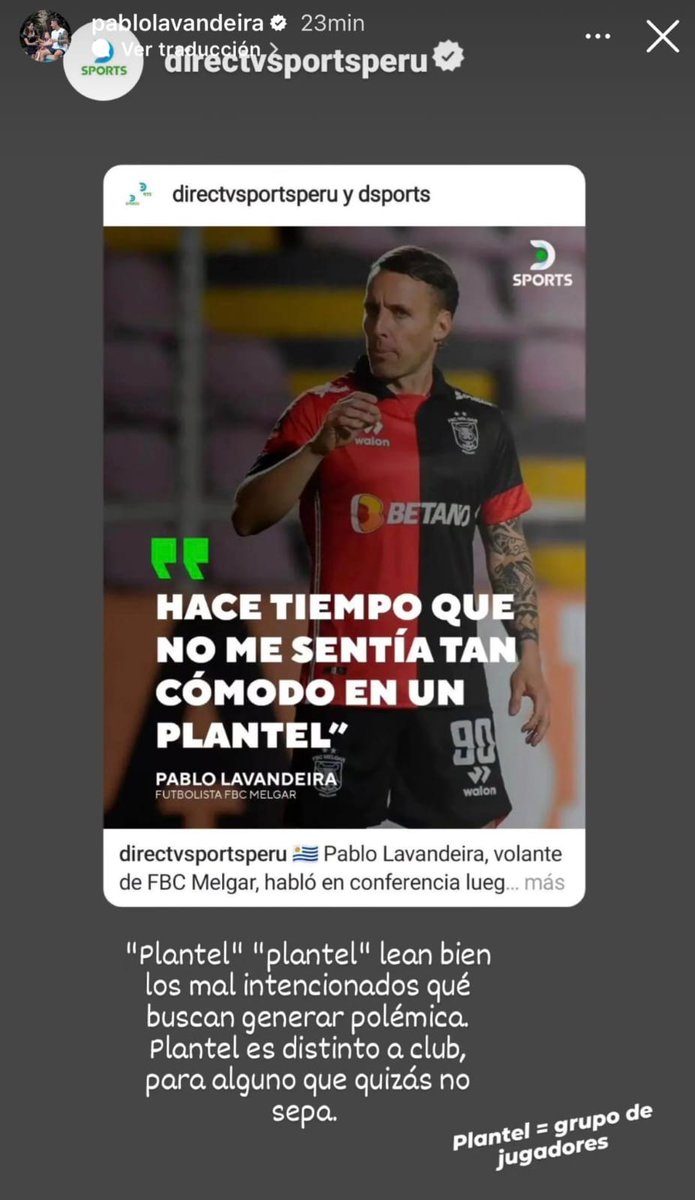 Sí sabemos @Pablolavandeira sabemos la diferencia, te peleaste con jugadores no con los empleados del club, lo que no sabemos es que te ha pasado para convertirte en una hembrita despechada. Ya vendrás a Matute y notarás la diferencia de los que se van por la puerta falsa.