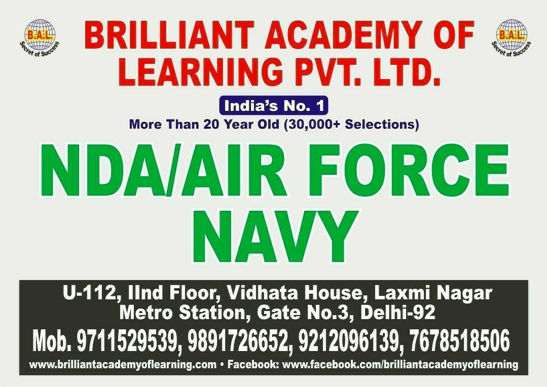NibhaMishra14's tweet photo. #nda2023 #ndaexam #ndacoaching #ndaclasses #preparation #ndatutorials #ndacoachingcentre #ndacoachinginstitute #ndacoachingclasses #bestndacoaching #ndacoachingindelhi #ndacoachinginlaxminagar #brilliantacademyoflearning #laxminagar #Delhi #Call9891726652 
https://t.co/SsVPGMGCTL https://t.co/EeIbNTOPFM