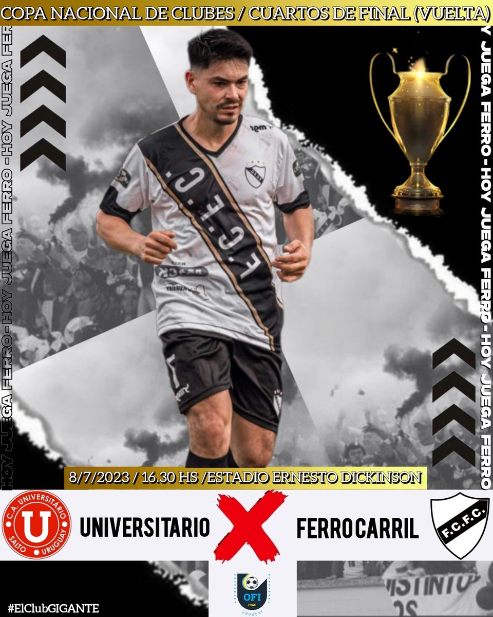 official52460's tweet photo. 𝗛𝗼𝘆 𝗝𝘂𝗲𝗴𝗮 𝗘𝗹 𝗖𝗹𝘂𝗯 𝗚𝗜𝗚𝗔𝗡𝗧𝗘 👊🏻

VAMOS CARBONERO POR LA GLORIA.

@ferrocarrilfc 
@ofi.uy 

.
.
.
.
.
.
.
.
.

#elreyquierelaquinta⭐️
#labandadelaesquina 
#losmismosdesiempre 
#lahistoriamanda 
#lospibesdeferro 
#nadieganómás 
#elclubgigante https://t.co/iK3rD01VdX