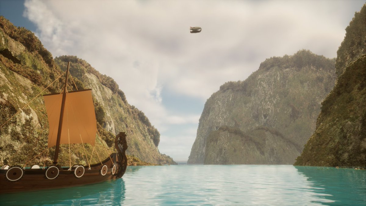 MoltenCrow's tweet photo. The start of my @unrealengine 5 project for @RForgeAsia elite class.
Capturing a fantasy world where Vikings and steampunk clash.
#unrealengine #epic #bhfyp #digitalart #gaming #videogames #3dstudy #indie #animation #conceptart #render #UE5 #rendering #epicgames #blender #3D https://t.co/Qa95qqkRcQ