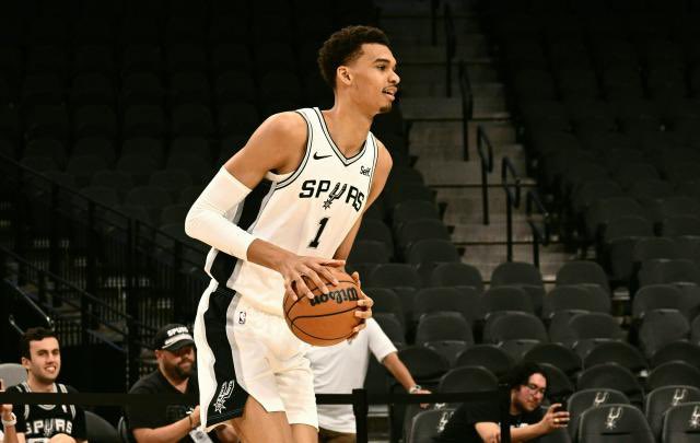 TheNBACentel's tweet photo. The San Antonio Spurs are sending Victor Wembanyama to The Austin Spurs G League, per @wojespn https://t.co/Y1i4XBXfrv