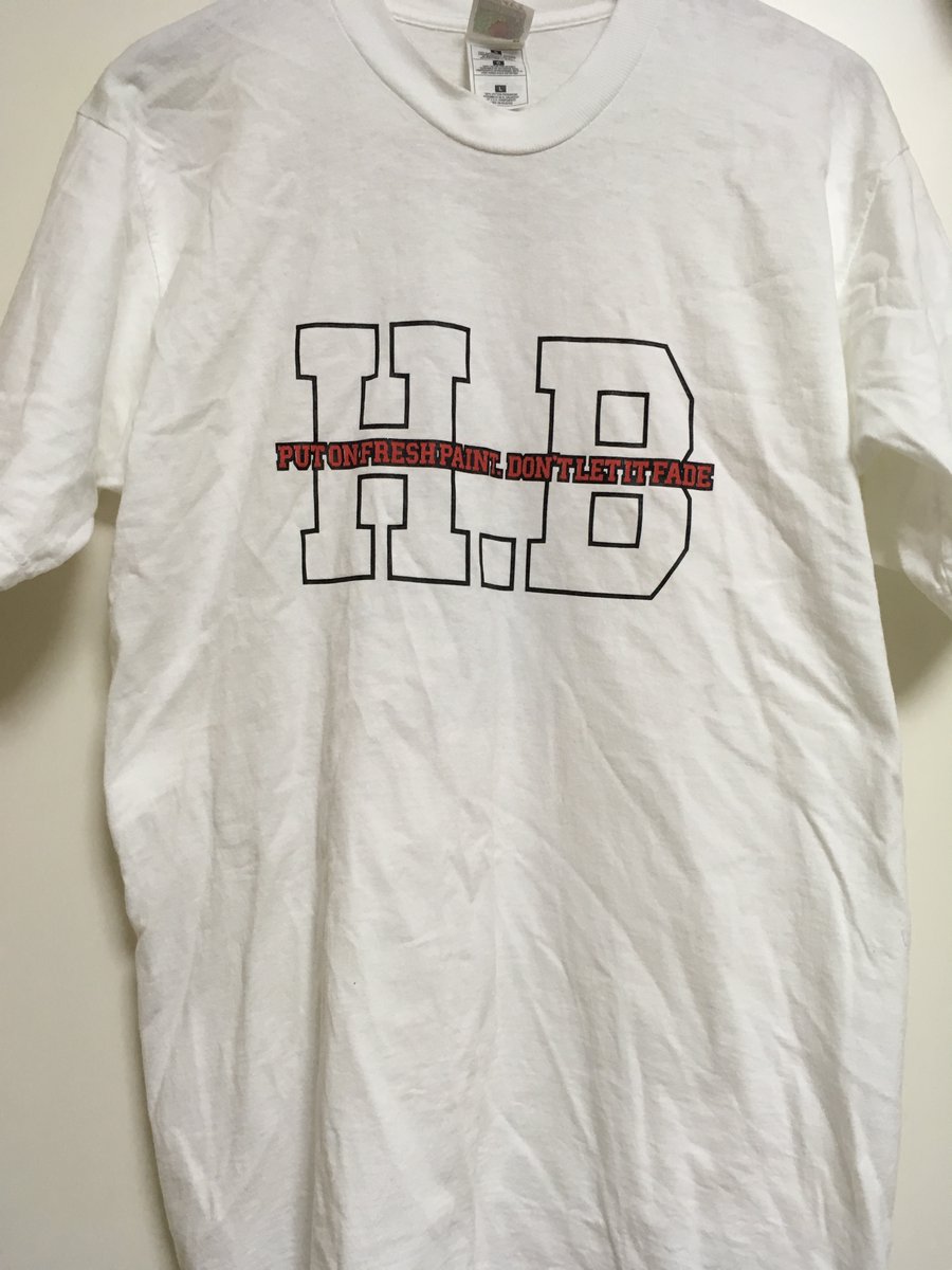 Top_40_Age's tweet photo. ＃131 HUSKING BEE
「PUT ON FRESH PAINT」25周年ツアーが開催されると聞いて、当時のツアーTシャツを。
#マーチャンダイズ記録シリーズ #HuskingBee #ハスキング・ビー #FineLines #TheNerveland #SpitMiddleFinger #MarsEurythmics #TheFirewoodProject #REACH #ShortCircuit #ScreamingFatRat https://t.co/T22fXJUOlP