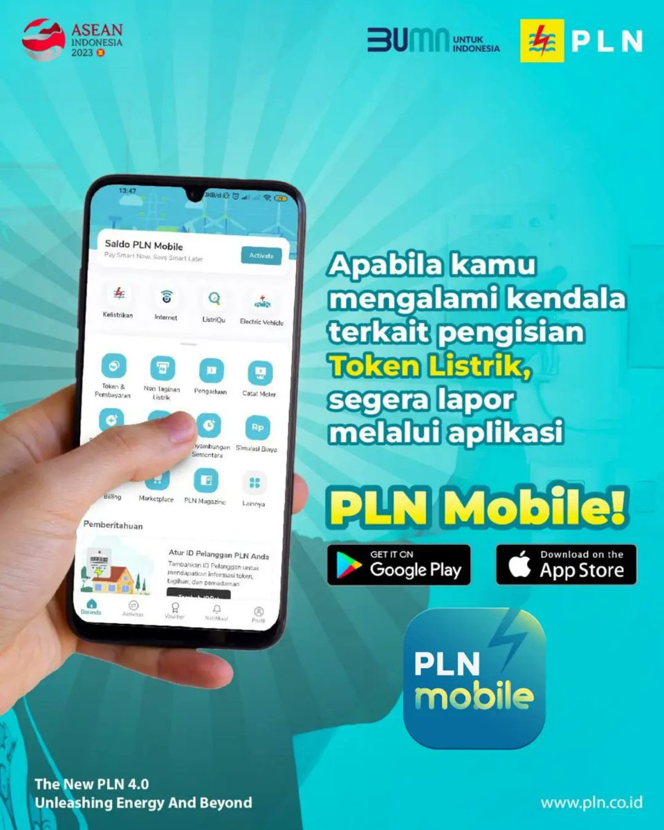 _pln_id's tweet photo. Nah apabila muncul 2 tanda berikut, jangan ragu untuk segera melaporkan kendala terkait pengisian token ke aplikasi PLN Mobile. Petugas PLN akan siap membantumu sampai kamu berhasil melakukan input token.
#TipsListrikPLN #TokenListrikPLN https://t.co/YSnlnK6ApG