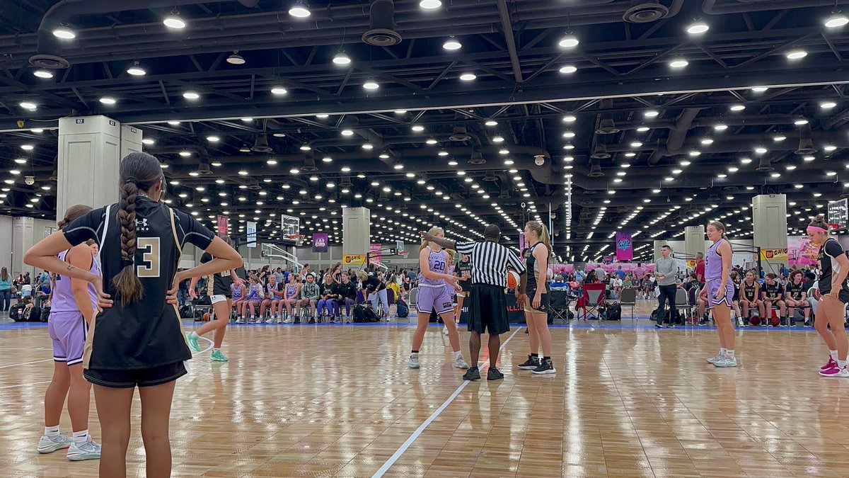 Another dub so we play tomorrow in the Platinum championship bracket at 10:16am on Court 26 Hope to see you on the baseline for some 🔥🏀 @TFNsRun4Roses @TKnighton2024 @camryn_2024 #Run4Roses @SC_BBall @mitwbball @BrownU_WBB @nyuwomenshoops @wes_wbball @HarvardWBB @StevensWBBALL