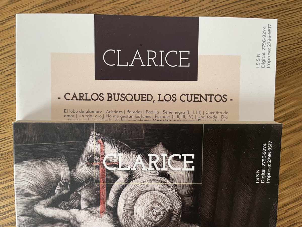 ClariceCuentos's tweet photo. CLARICE - monográficos autor
#Busqued #Iturbe https://t.co/2L9Tn9f0lN