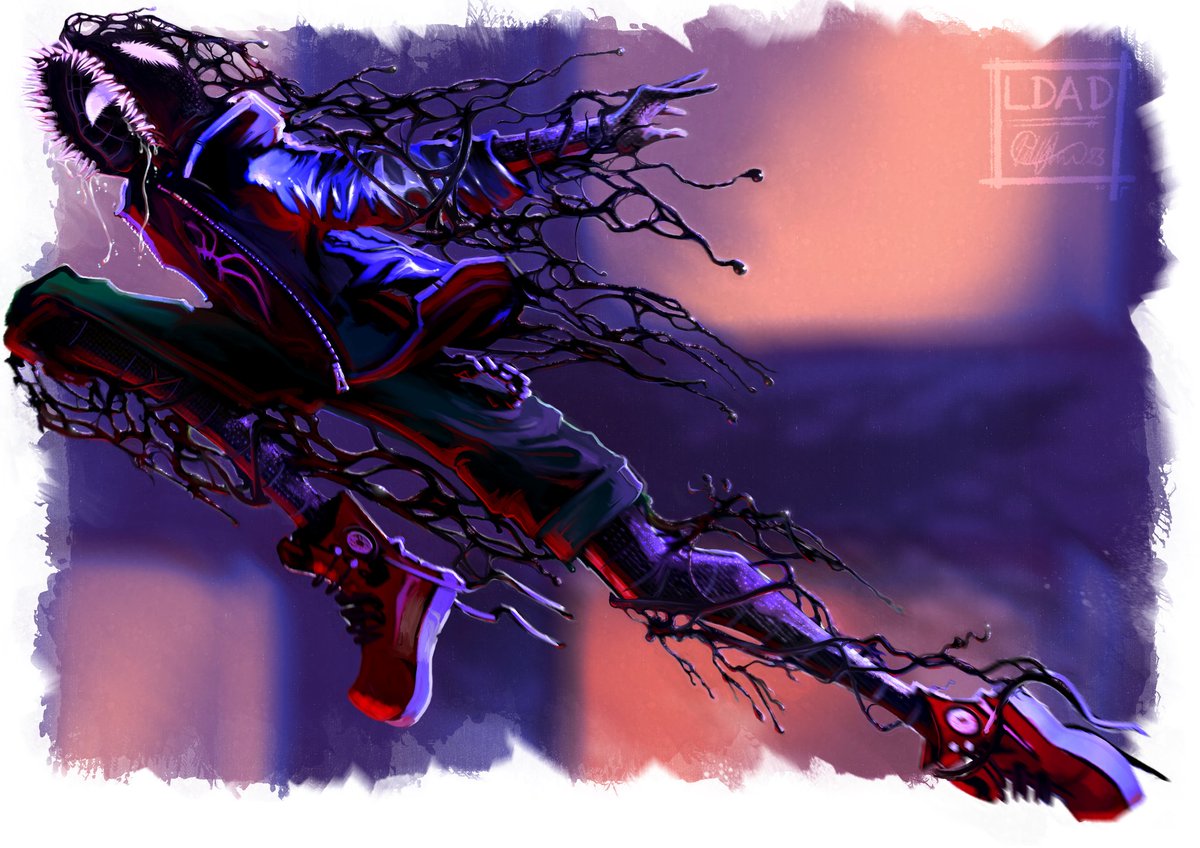 Almost done with this #MilesMorales #venom painting. Hoodie venom has got a kinda Parker look which is just a fantastic accidental play on words I thoroughly enjoy. 

Hope you like it too 

#marvelcomics #spiderman #Procreate