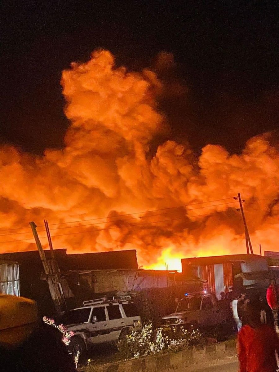 #Ethiopia: #Somali region battles to control massive fire in #Jigjiga city's major commercial district Efforts are ongoing to control a massive fire that broke out in Jigjiga city, the capital of Somali regional state, in a shopping district housing commonly known as the New