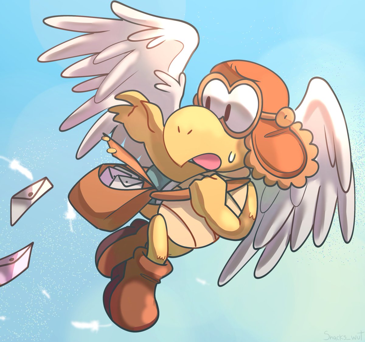 snacks_wut's tweet photo. Parakarry 🐢🪽
#papermario https://t.co/qTF9gAQ1K2