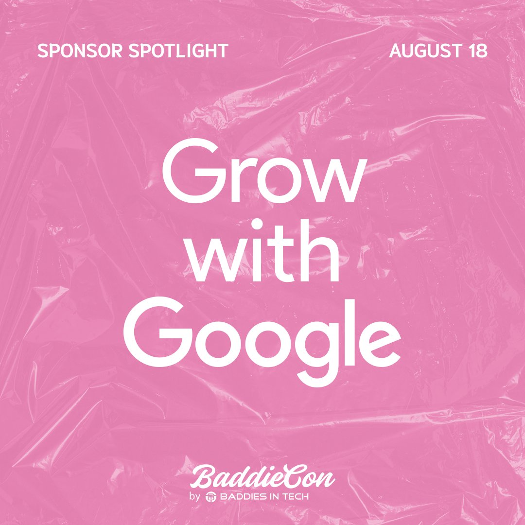 baddiesintech's tweet photo. Don't miss out on your Goody Bag at BaddieCon from Grow with Google!

Join us at BaddieCon on August 18 in Brooklyn! 

Tickets are selling out fast - grab yours here: https://t.co/U5lbhvKOAH 

#baddiesintech #baddiecon2023 #womenintech #technyc #blackwomenintech #blacktechtwitter https://t.co/6zvqdmHBrQ