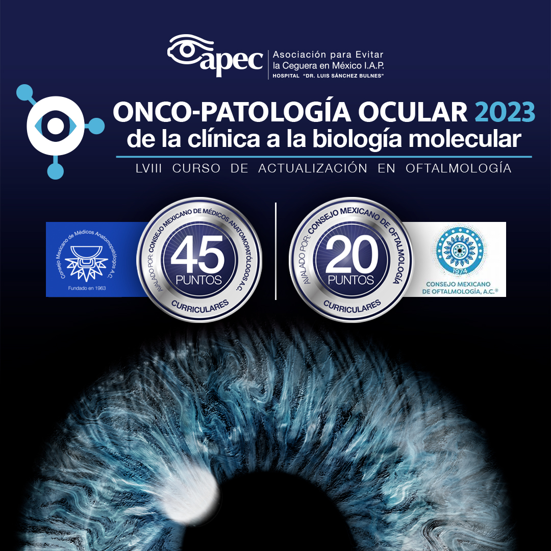 HospitalApec's tweet photo. Con el LVIII Curso de Actualización enfocado en Onco-Patología Ocular 2023, 👁️ estaremos otorgando 20 puntos curriculares por parte del Consejo Mexicano de Oftalmología y 45 puntos por el Consejo Mexicano de Médicos Anatomopatólogos A.C. 🔬

https://t.co/Kmox9jDIMb https://t.co/tyDwLgDEo2