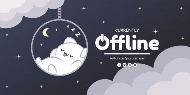'Currently Offline' 😴banner background - a visually stunning and captivating design to keep your viewers engaged even when you're taking a break.🖤🫶🏻 
#CurrentlyOffline #CustomBanner #EngagingDesign #CreativeBreak #DistinctiveStyle #TwitchChannel #PersonalizedTouch