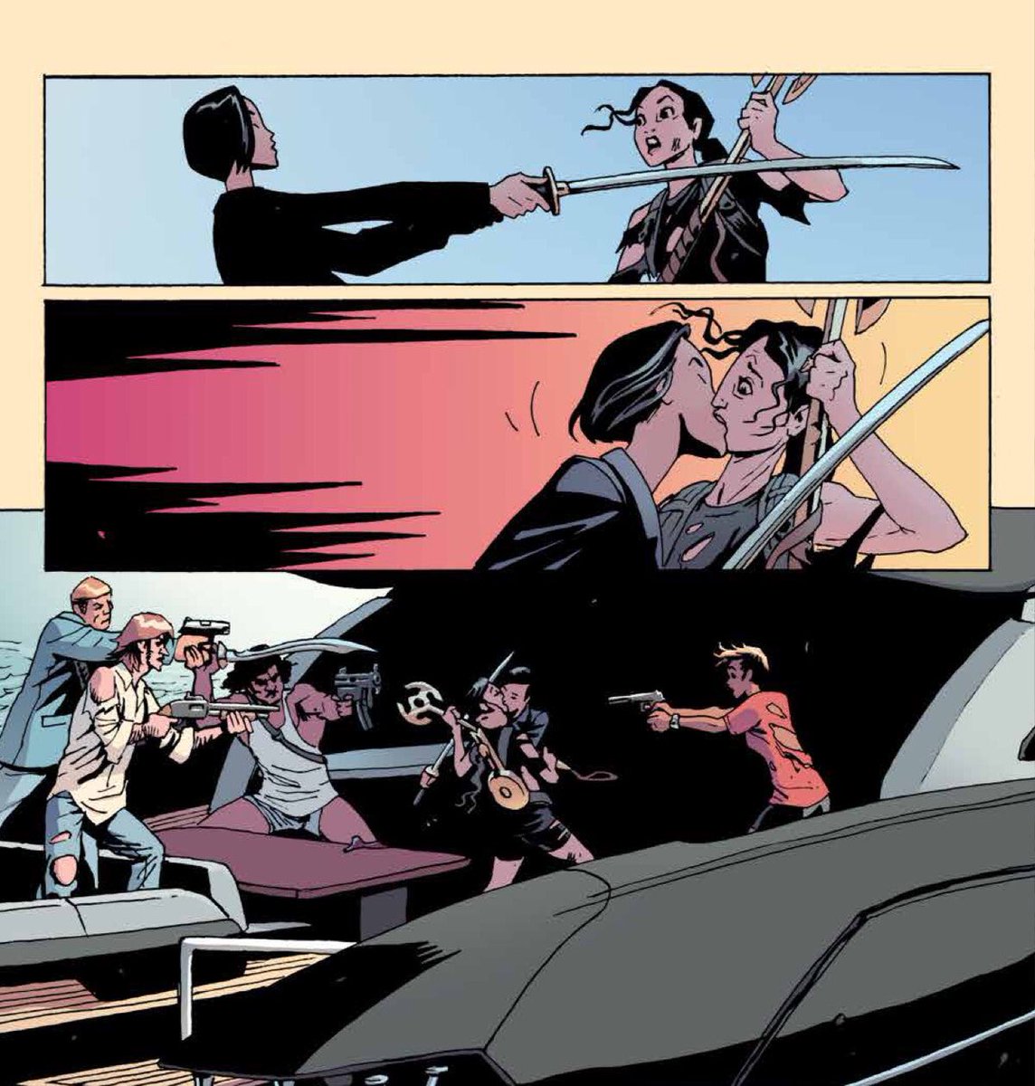 paulita_w's tweet photo. Day 6: favorite comic moment: andy’s and noriko’s scenes. i need more of their complex dynamic, from strangers that dream of each other to friends to lovers to lose to each other to enemies, to lovers again i hope (? #togtakeover https://t.co/r5zaDxiqIj