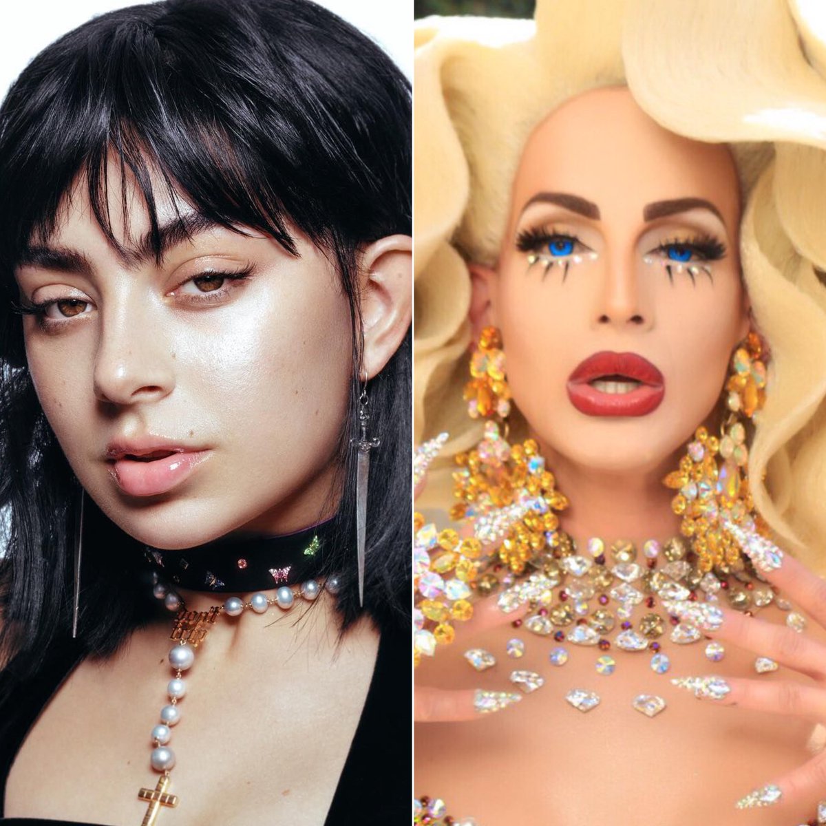 PopCrave's tweet photo. Charli XCX and #DragRace alum Cynthia Lee Fontaine get into heated exchange after Charli shared her opinion on Kim Petras’ current position as an artist:

“Don’t try with your fuck shit with me.” https://t.co/t1iRzIYInF