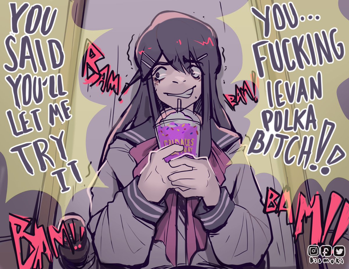 bismuki's tweet photo. #GrimaceShake #GrimacesBirthday Sayaka maizono real death story. Part 1 https://t.co/vjTQ52lMmF