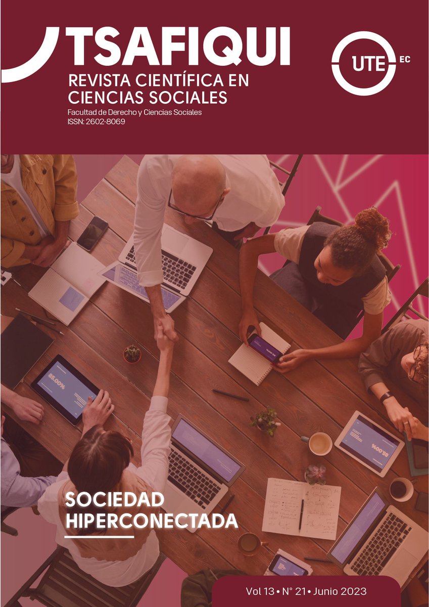 UTEDerechoyCCSS's tweet photo. Les invitamos a leer el nuevo número de la Revista Científica en Ciencias Sociales de la UTE Tsafiqui y a seguir sus redes sociales. @tsafiqui
https://t.co/99d0uSbufp @rinachilly https://t.co/Azub35eYJS