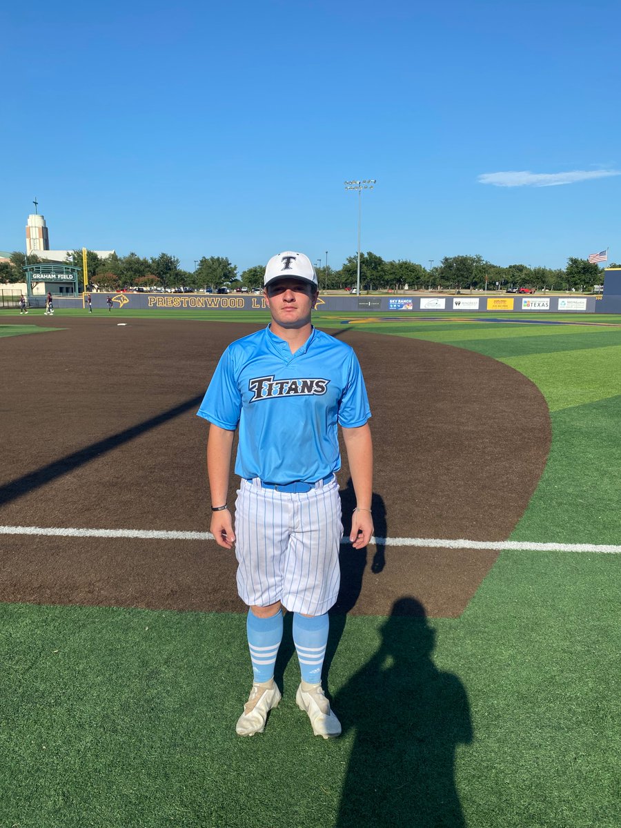 ✭Five Tool Texas✭ (@fivetooltexas) on Twitter photo #DFWClassic F: <a href="/RCPROSPECTS/">Recruiting Coach</a> Red 4, Adidas Titans 15U American 3
PoG: <a href="/MarshallH5150/">Marshall Holland</a> 1-3, 3B, R
Hitter: Ethan Coronado 2-2, RBI
Notables: Brooks Campbell 1-3, 2B, RBI #DFWClassic F: <a href="/RCPROSPECTS/">Recruiting Coach</a> Red 4, Adidas Titans 15U American 3
PoG: <a href="/MarshallH5150/">Marshall Holland</a> 1-3, 3B, R
Hitter: Ethan Coronado 2-2, RBI
Notables: Brooks Campbell 1-3, 2B, RBI