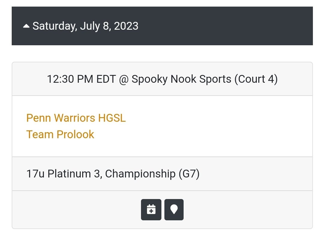 2-2 in Atlantic City battling through it all! Looking to bounce right back at Spooky Nook this weekend. #CollegeCoaches check us out!