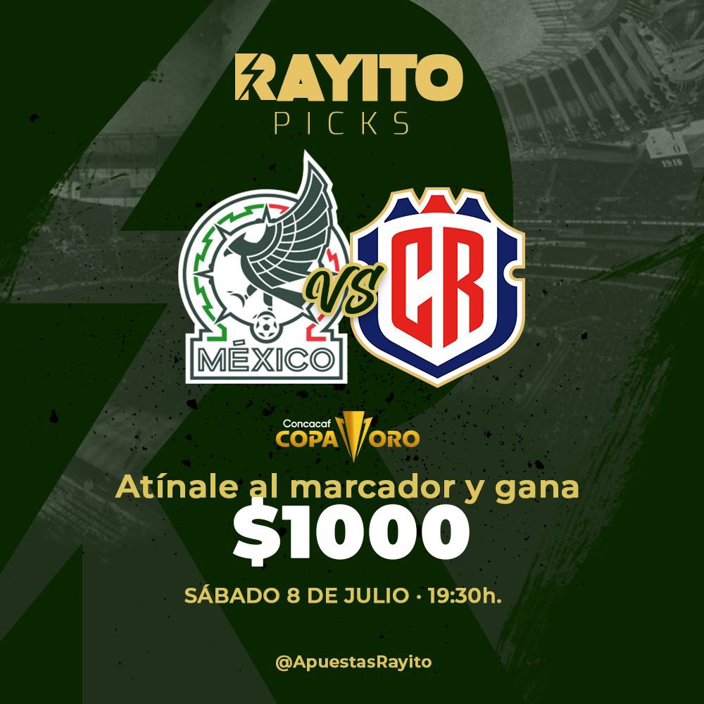 ApuestasRayito's tweet photo. ¡GANA $1000 EN EFECTIVO! 💵
Dínamica:
1. Síguenos, da RT y like a esta publicación y participa.
2. Comenta esta publicación con el nombre del equipo se clasificará y el marcador exacto.
#RayitoPicks ⚡️ https://t.co/Z0zhvMpukH