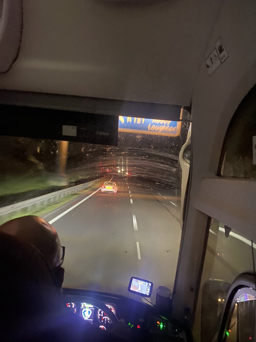 Just coming off the Waltham Abbey turn off ETA, 12:40am <a href="/EppingStJohns/">ESJ</a>
