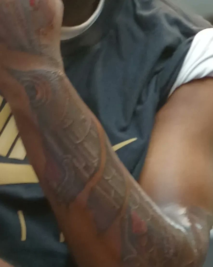 Ducegeez's tweet photo. On July 4th the day after my 36th Birthday, I walked into Ink Slingas Tattoo parlor and met @toney_hustle_215 

#ducegeez #philadelphia #darby #69thst #philly #phillytats #phillytattoo #phillytattooartist #inkslingas #gooddayphilly https://t.co/DiFjl7bIaa