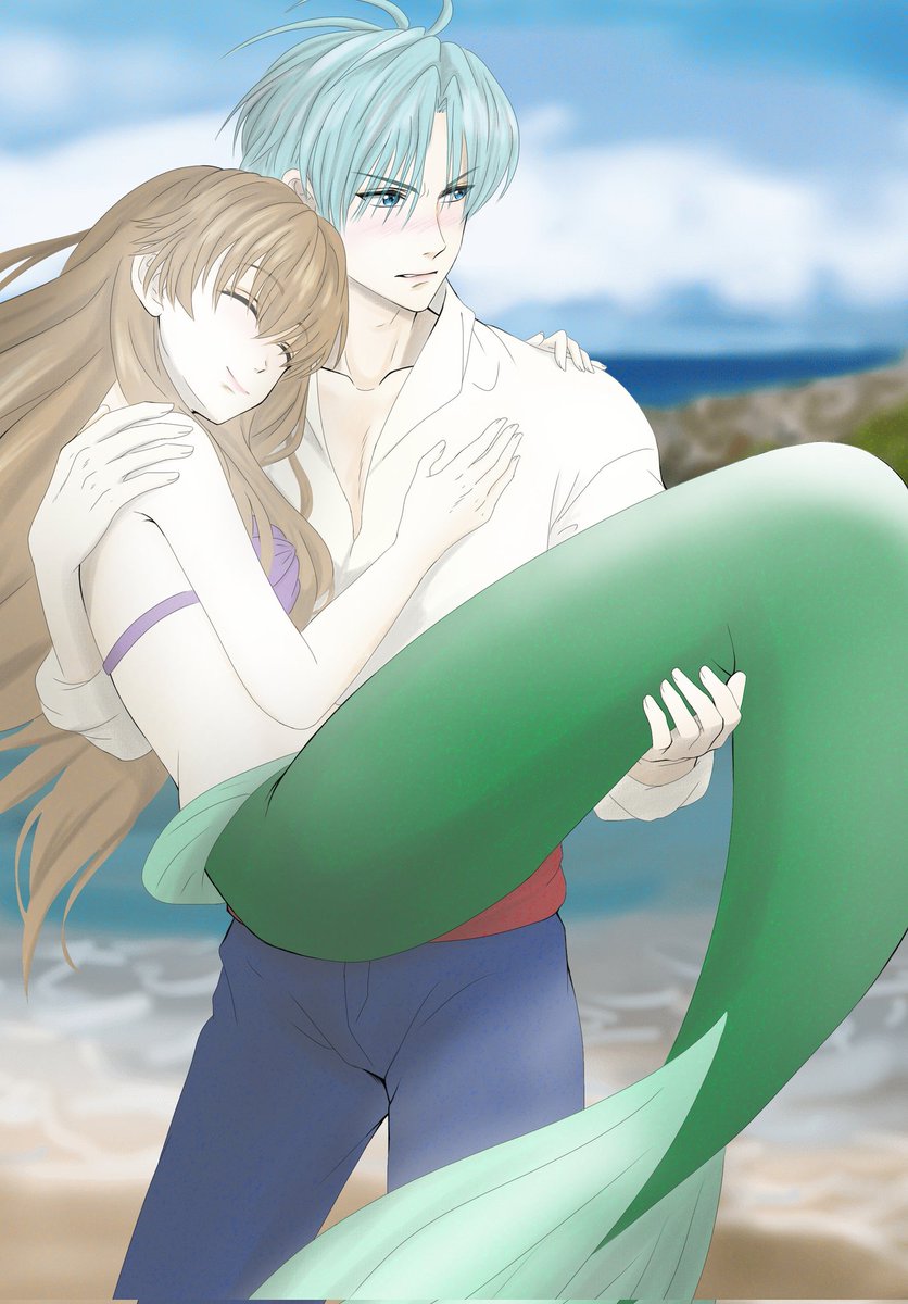 maeko_sol's tweet photo. They acting Little mermaid 🤭 https://t.co/1rvnRd1g2w