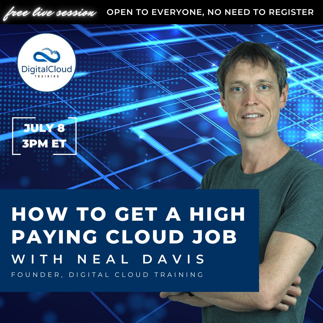nealkdavis's tweet photo. Struggling to shine in the tech scene? π We've got you. πͺ Join us July 8, 3PM ET for a value-packed live session! π https://t.co/lz1C27cLPV
#cloudcomputing #cloudcareer #cloudmasterybootcamp #cloudcareer #cloudjobs #techjobs #techcareer https://t.co/VkgTv5WqKw