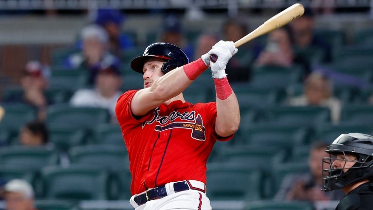 grantmcauley's tweet photo. Sean Murphy's career-high is 18 home runs, set last season in 148 games.

In his first year with the #Braves, Murphy already has 16 homers prior to the All-Star break. https://t.co/HGTrqkh5HS