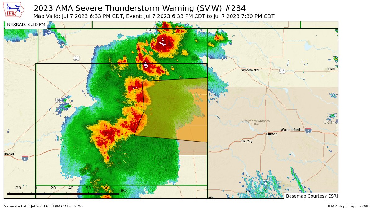 LoneStar Storm Chasers on Twitter "AMA issues Severe Thunderstorm