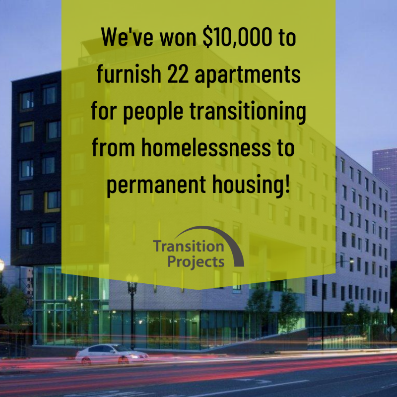 Transition Projects (@transitionpro) on Twitter photo Thanks to your support, we’re one of the five nonprofits selected to receive an <a href="/AdvantisCU/">Advantis CU</a> Grow grant!
With over 22k votes cast, we’re humbled to know our community rallied to ensure our ability to further help our participants start the next stage of their journey. Thanks to your support, we’re one of the five nonprofits selected to receive an <a href="/AdvantisCU/">Advantis CU</a> Grow grant!
With over 22k votes cast, we’re humbled to know our community rallied to ensure our ability to further help our participants start the next stage of their journey.