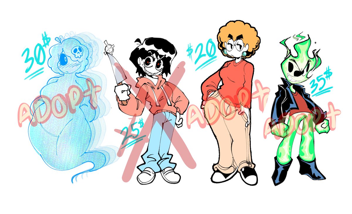 Animaten_Saine's tweet image. fresh and old adopts for sale
saving money to go see my gf on the 15th

prices are final in the first pic, second pic, all available are for 20$

Dm if interested #adoptables #adopts #ocadopts