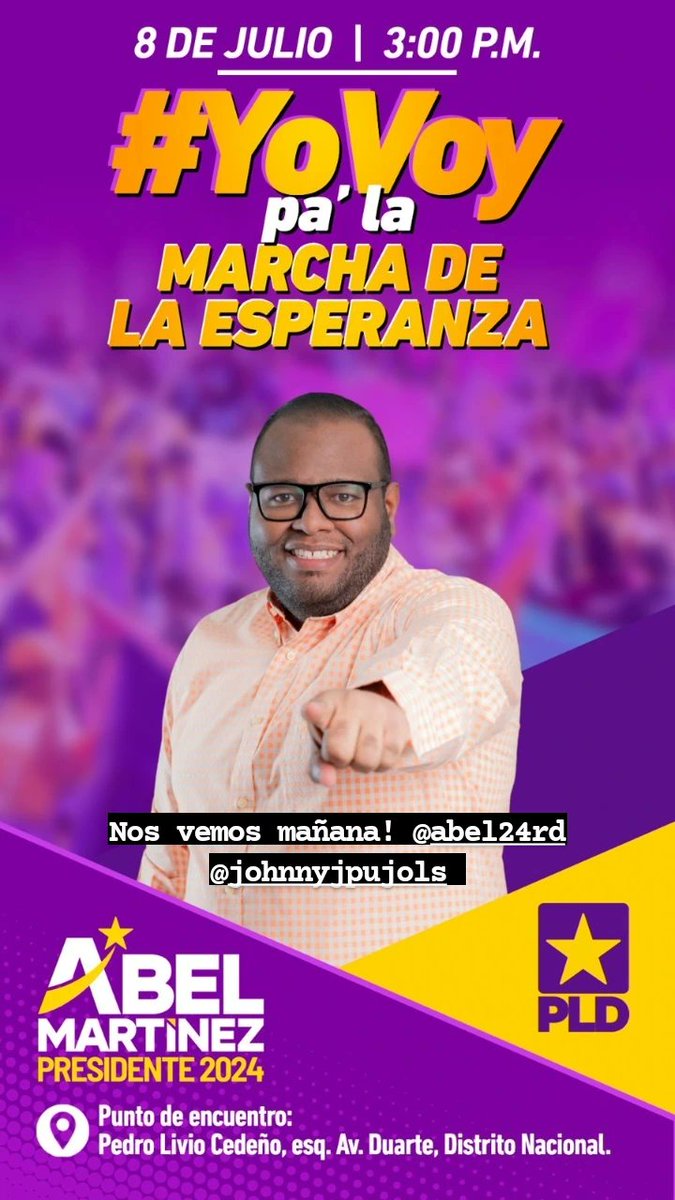 RafyLara's tweet photo. Vamos todos a la #MarchaDeLaEsperanza https://t.co/4NtFRYTJwP