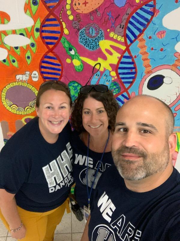 School spirit day at FRHSD Summer Academy! Representing #weareHowell!